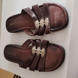 Minnetonka Women's Leather Sandals - Size 11